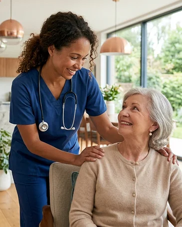 Elderly care nursing service at home Dubai