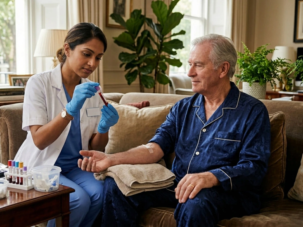 Blood test at home Dubai